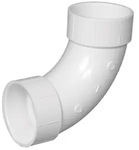 212 MAIN 3 in PVC-DWV Long Sweep Elbow - 90-Deg Schedule 40 PVC Pipe Fitting (Model PVC003041000HA)