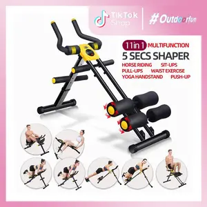 Magic BB Ab Trainer Machine, Adjustable Ab Workout Equipment for Abs Exercise at Home Gym,Foldable Abdominal Trainer for Stomach Workout,Core Strength Training,OutdoorFun,Father's Day Gift