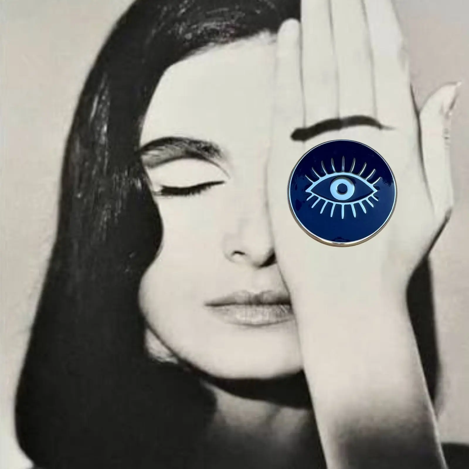 Clairvoyance · Refillable Metal Compact for Solid Perfume & Lip Color