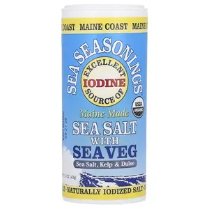 Maine Coast Sea Vegetables Sea Seasonings, Sea Salt with Sea Veg, 1.5 oz (43 g)