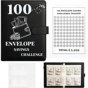 100 Days  Saving Challenge  Envelope Budgetstorage Book,  Saving Binder, Easy and Fun Way to Save $10,000 or $5,050, Saving Challenge Book with Family, , Bestie