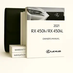 2021 Lexus RX 450h 450hL Owners Manual - Complete Set