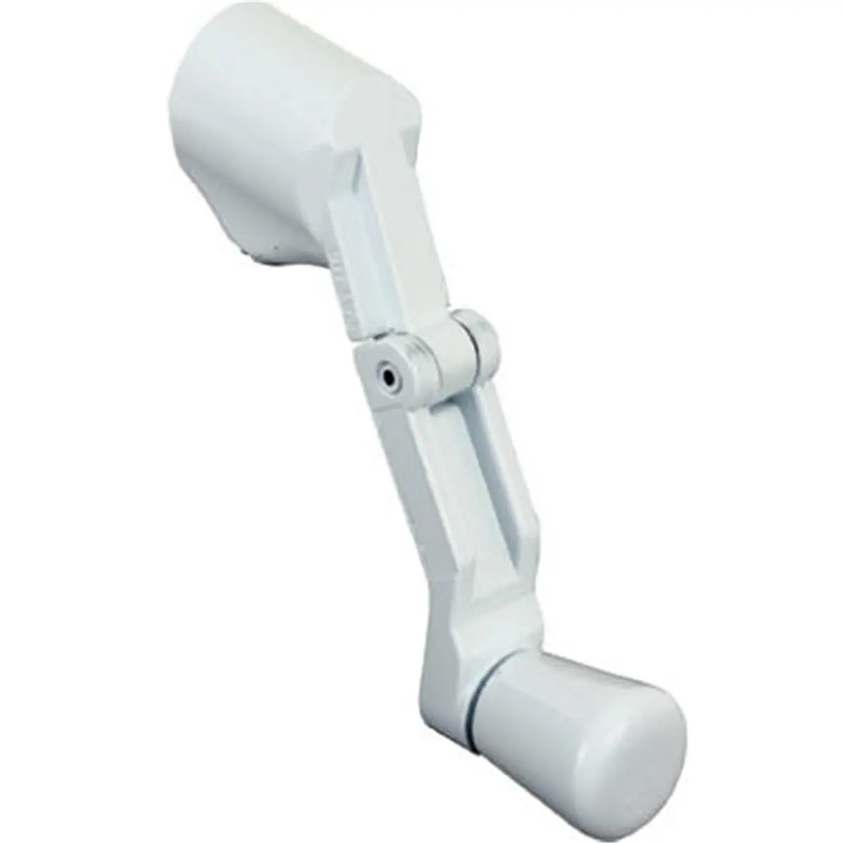 212 MAIN Universal White Casement Window Crank Handle (Model 173544) - Window Fittings, Fits Any Spline Size, Provides Blind Clearance, Fold-Down Design, Window Window Fittings