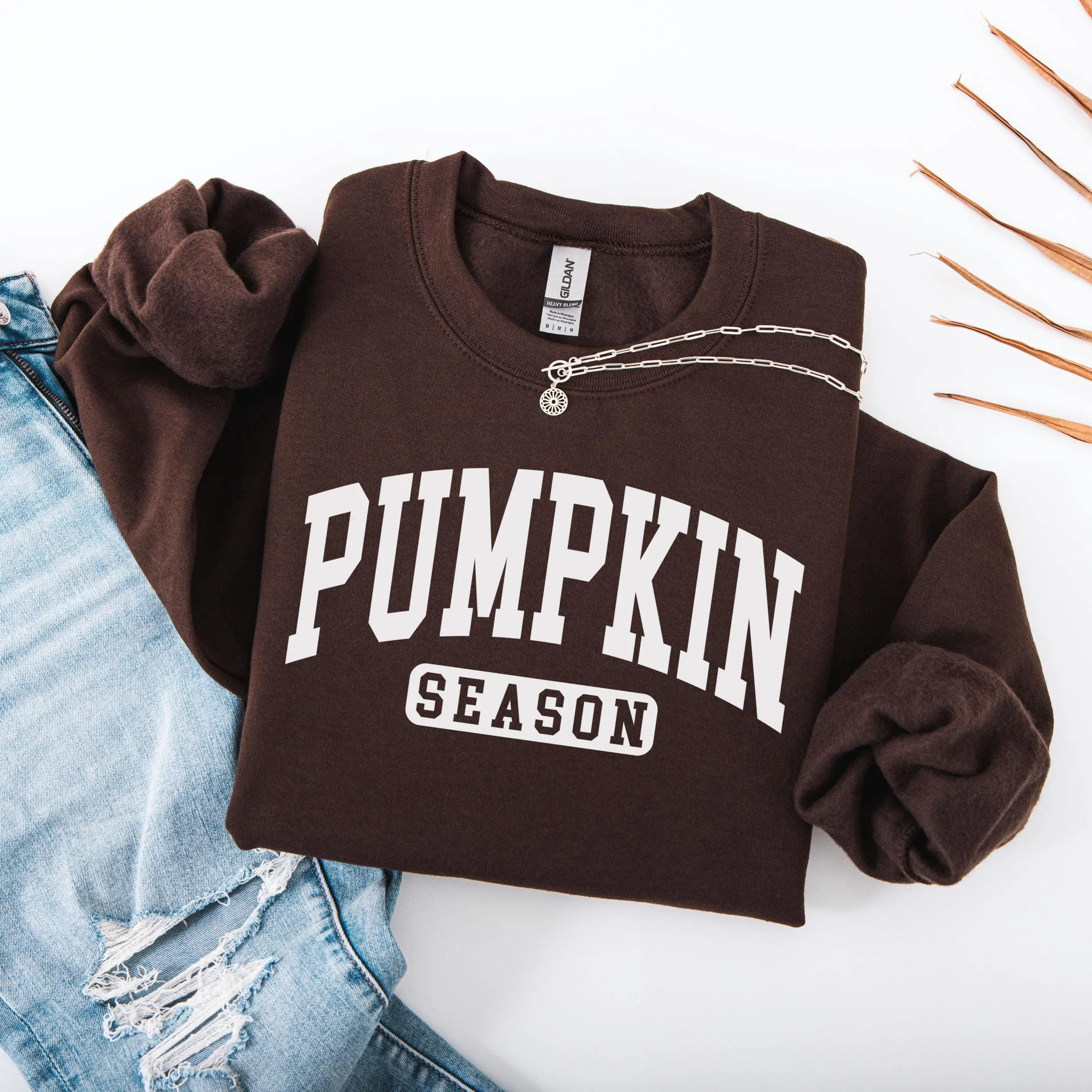 Pumpkin Season Crewneck Sweatshirt | Fall Sweatshirt, Fall Shirt, Autumn Fashion, Pumpkin Patch, Halloween Sweatshirt Mary
