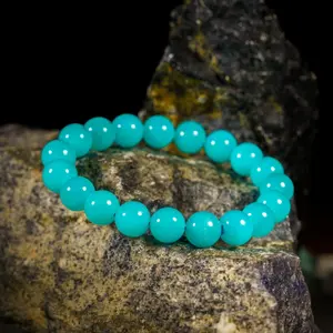Ice Amazonite Bracelet Natural Crystal Bead Fashion and Elegant Jewelry for Women Unique Look Versatile Accessory Stylish Choice for Women Enhance Your Jewelry Collection