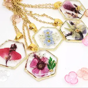 ASSICA Handcrafted Real Flower Jewelry | Gift for Women and Girls | Flower Jewelry for Her| All Occasions Gift | Choice of Flowers Necklace