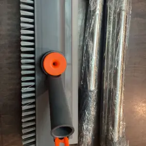 Floor Scrub Brush with Long Handle, cleaning brush,3 in 1 Scrape and Heavy-Duty Stiff Bristle Scrubber Brush for Cleaning Shower Bathroom, Patio, Garage, Kitchen, Wall and Deck,Christmas Gifts