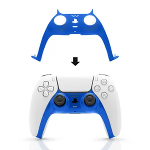 PS5 Controller Faceplate Blue - Custom Replacement Shell for PlayStation 5 Dual Sense Controller, Easy Installation, Premium Quality - PS5 Controller Accessory