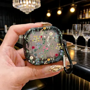 Colorful Little Flowers Protective Case Cover for Apple AirPods 1/2/3/4/pro/pro2, Tpu Texture, Lightweight & Durable, Anti-Scratch, Shockproof