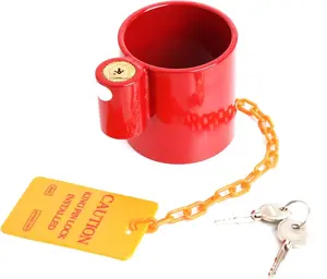 Anti theft KING PIN Lock Container Trailer RV 5th Wheel Camper Trailer Caution