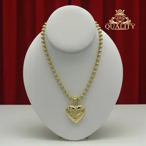 Luxury Heart Necklace- Gold Plated 14k