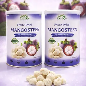 CHAVI Freeze-Dried Mangosteen - Pack of 2 x 2 oz - Healthy 1 Ingredient Superfood - No Added Sugars or Preservatives - Non-GMO, Vegan, Gluten-Free | Long Shelf Life | 2 Cans