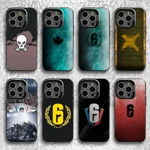 Rainbow Six Black Ice Phone Case Matte Shockproof Gamer Cover Designed for iPhone 11-17 Pro Max/Plus & Samsung Galaxy S23-S25