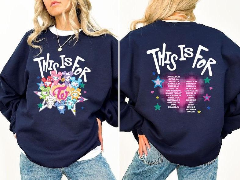Twice Lovely World Tour Part 2 T-shirt, Twice This For Shirt, Twice Tour 2026 Merch, Cute Twice Hoodie Twice Kpop Shirt Sweater For Once