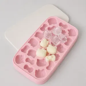 Cute Cat Ice Cube Mold – Press & Release Silicone Ice Tray, Kawaii DIY Ice Cream & Popsicle Maker, Summer Drink Aesthetic Must-Have