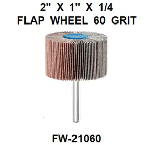 ACFW-21060  2"  X  1"  X  60  GRIT  FLAP  WHEEL