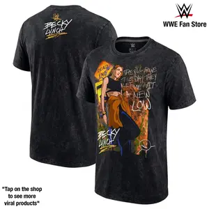 Becky Lynch “Dead End” Graphic Tee Men Top Shirt Wash 230gsm Cotton – The Man Era Dominance, Fearless Brawler Spirit, Multi-Time Champion Legacy, WrestleMania Main Event History & Unstoppable Career Drive in WWE