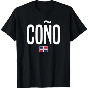 100% Cotton Cono Dominican Republic Dominican Slang T-Shirt