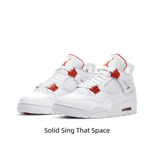 This white-orange mesh shoe balances plain white base and vivid warm accents without being garish. It seamlessly pairs shorts, cargo pants and hoodies, fitting school, commuting and weekend trips all year long.