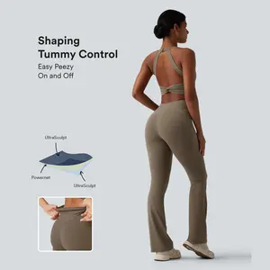 Halara UltraSculpt Tummy Control Bootcut Training Jumpsuit with Pockets-Easy Peezy Edition