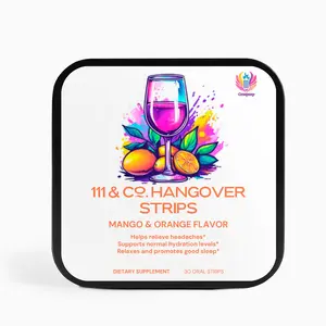 111 & COMPANY HANGOVER STRIPS (MANGO & ORANGE)