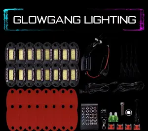 GLOWGANG 48LED HIGH INTENSITY PURE WHITE ROCK LIGHT KIT