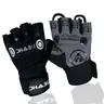 Dhabii Unisex Anti-Slip Weight Lifting Gloves with Wrist Wraps - Premium Amara Leather, Foam-Padded Palm Grip, Easy Pull-Off Tabs, Secure Lightweight, All-Seasons Gym Workout Accessories, Fitness Exercise Accessories, Available in S, M, L, XL Sizes