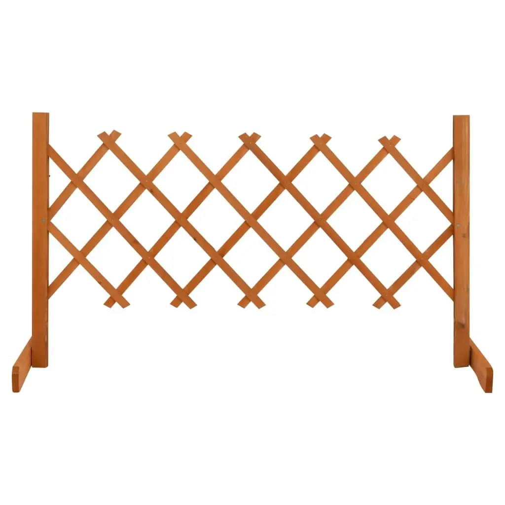 vidaXL Trellis Fence Garden Trellis Lattice Fence for Outdoor Solid Firwood 3005026