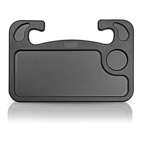 Steering Wheel Tray Desk for Car | Steering Size between (4.06-4.33 inches) only, Steering Wheel Tray for Constant Travelers - Black Car Steering Wheel Desk and Food Table for Most Vehicles
