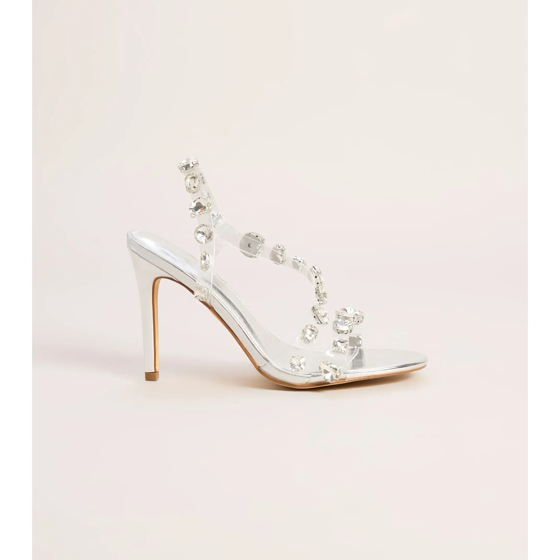 Big Entrance Gemstone Stiletto Heels
