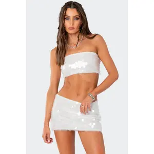 Tink Sequin Bandeau Top