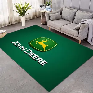 Tractor John Deere Area Rug For Living Rom, Bedroom Decor Doormat Home Decor Over Print All