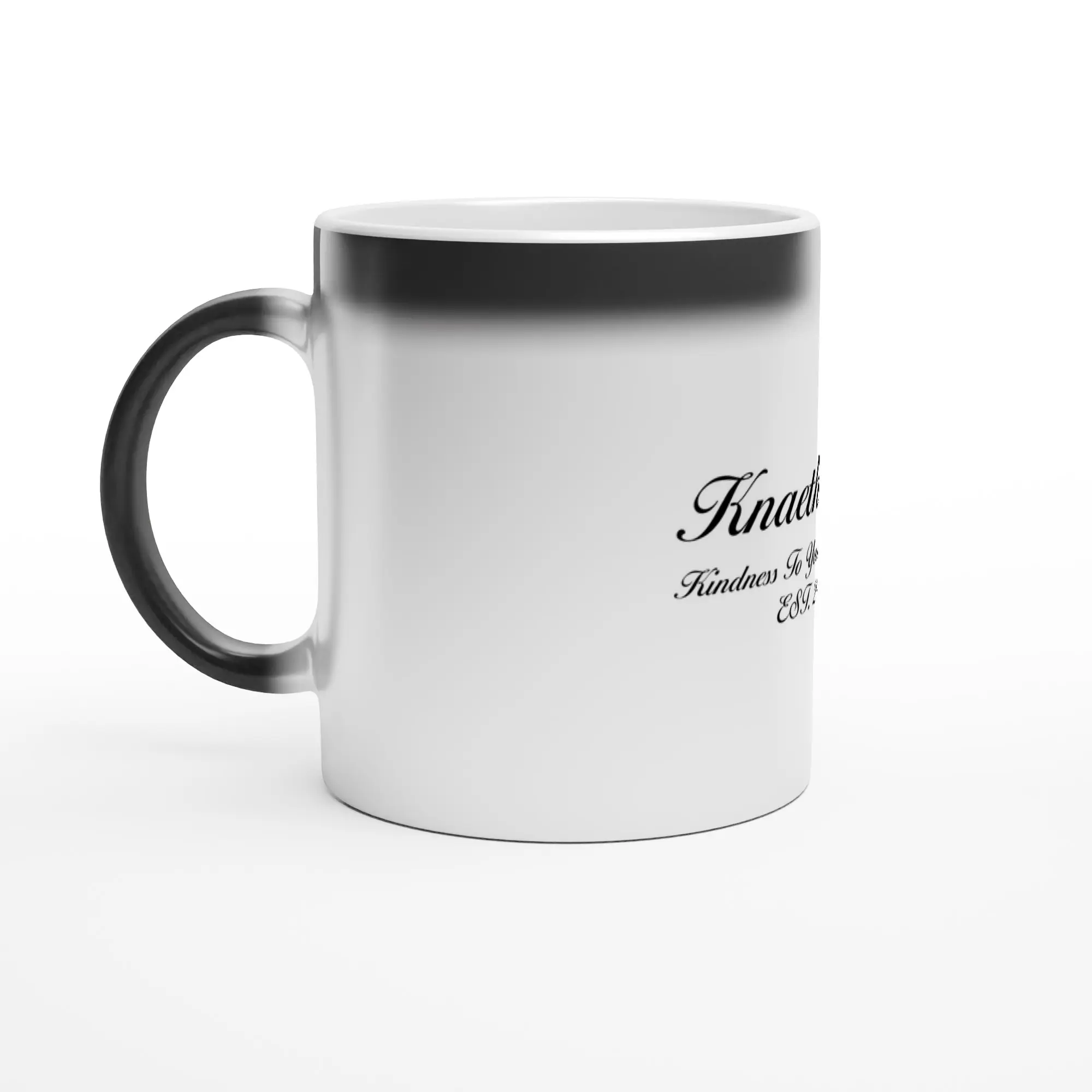 Knaeth Star Magic Mug - Heat Reveal Mug, Custom Slogan Coffee Cup, Motivational Gift for Her or Him, Secret Message Cup