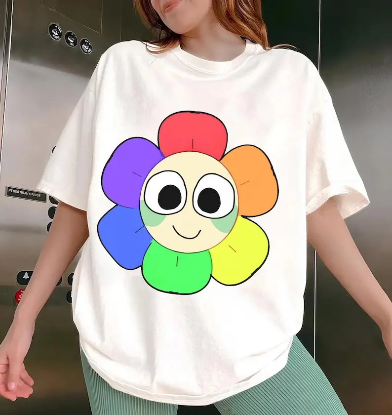 Dandys World Comfort Colors Shirt, Roblox Merch, Astro Tee, Pebble Sprout Vee and Dandy Shirt, Sprunki Dandy World Shirt, Roblox Graphic Tee, Gamer Shirt, Trendy Roblox Merch