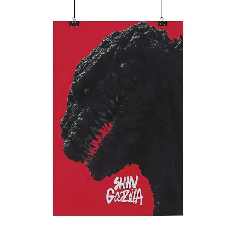 Shin Godzilla Movie Poster Premium Wall Art Decor - Kaiju King of Monsters High-Definition Print for Game Room & Home Theater - Perfect Gift for Godzilla Fans & Movie Buffs