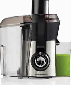 Hamilton Beach Juicer Machine, Big Mouth 3” Feed Chute for Whole Fruits and Vegetables, Easy to Clean, Centrifugal Extractor, Vegetable & Fruit Juicer, BPA Free, 800W Motor, Stainless Steel