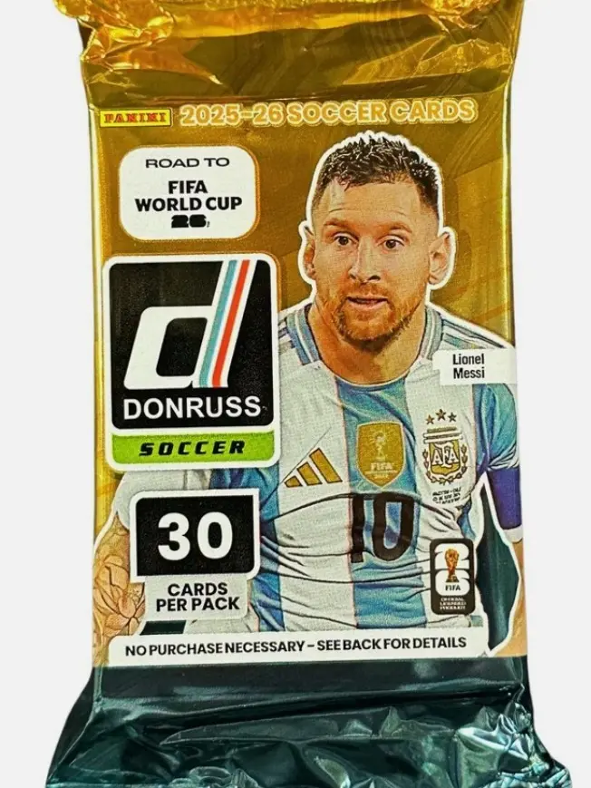 1 (ONE) Single Pack 2025/26 Panini Donruss Road to FIFA World Cup Soccer Hobby