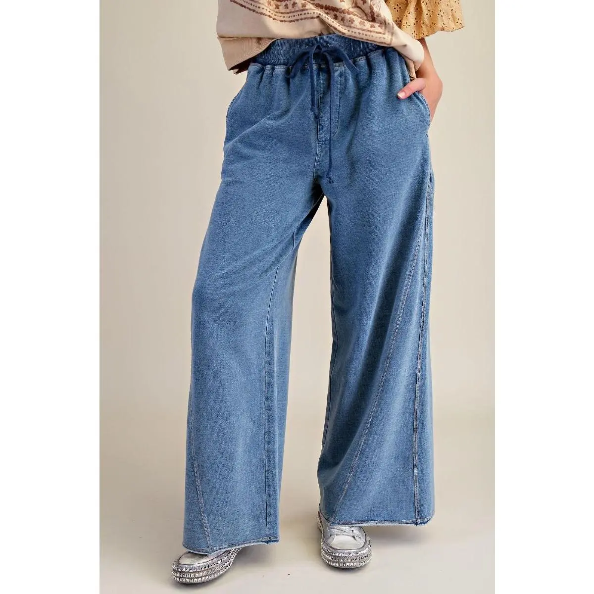 Road trip mineral washed pants by Easel