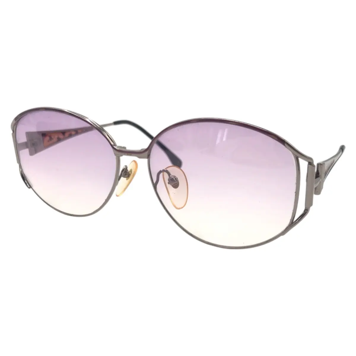 Pre-owned Yves Saint Laurent Stainless Small Leather Goods Metal Sunglasses