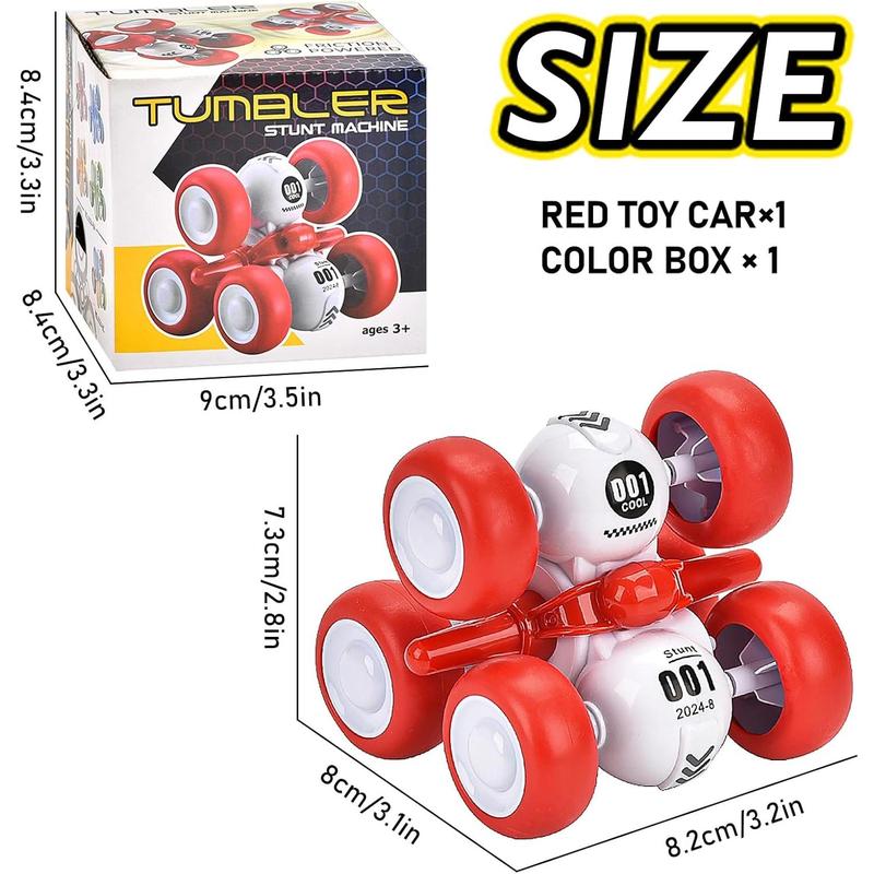 6 Rounds Inertia 360 ° Rotating Stunt Car Toys 3-6 Year Ol
