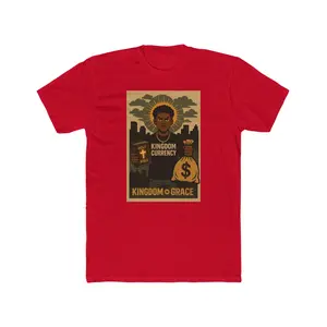 Unisex T-Shirt with Bold Art Print - Kingdom of Grace, Graphic Tee, Streetwear, Gift for Him, Casual Wear, Church Events