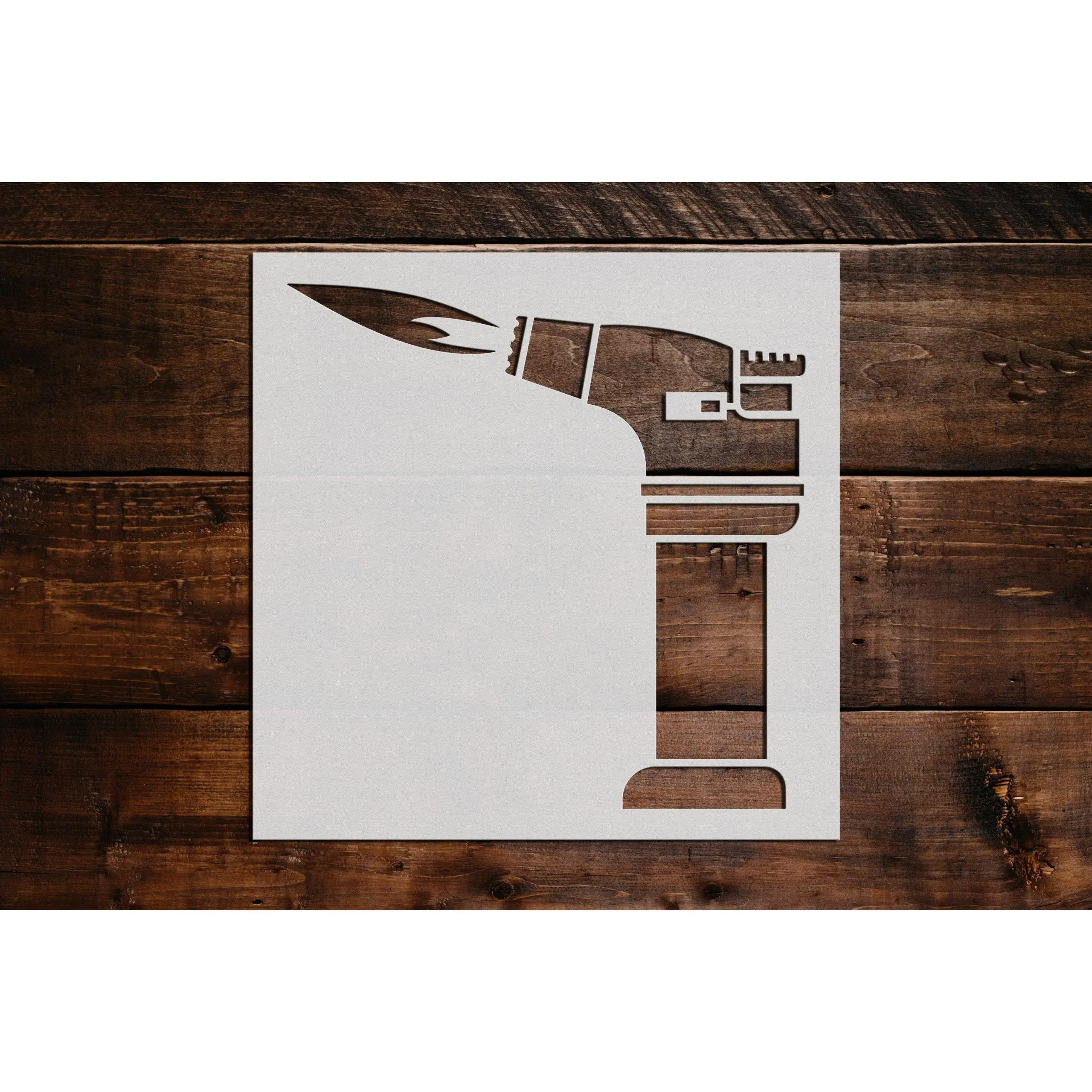 Flame Torch Stencil - Art and Wall Stencil