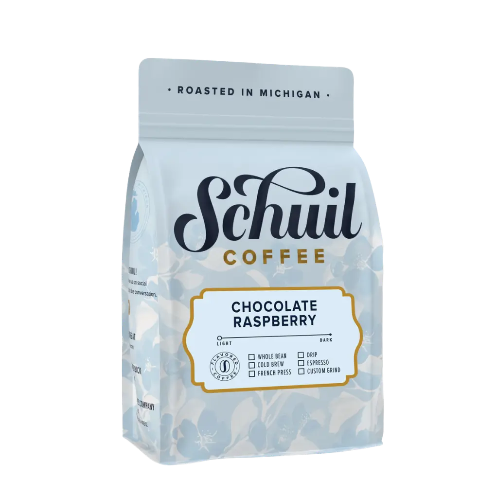 Chocolate Raspberry | Freshly Ground Flavored, 100% Arabica Specialty Coffee |  Berry Coffee Beverage