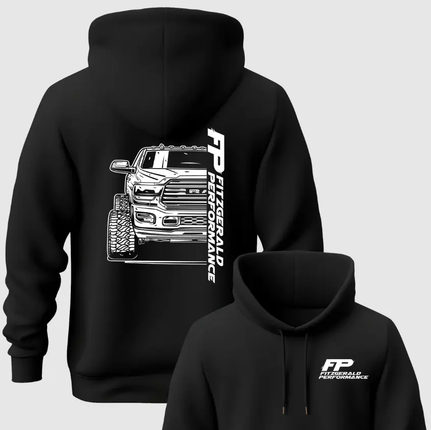 Men's 5th Gen Premium Cotton Blend Pullover Hoodie - Stylish Turbo Power Graphic, Long Sleeve Casual Top, Unisex Fit, Ideal Gift for Truck Lovers