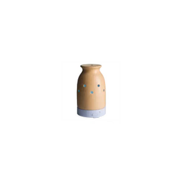 Airomé Bamboo Diffuser with 8 LED Colors Auto Shut Off 100 ml Capacity for Aromatherapy and Natural Fragrance