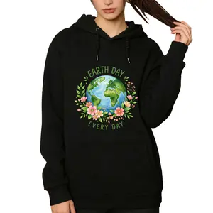 Climate Change Inspired Long Sleeve Hoodie – Gift for Earth Day Nature Fans