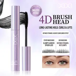 Black Waterproof Mascara, Lashes Extension Mascara Volume and Length, Dual-Sided Brush, Long Lasting Smudge-proof, No Clumping, Curling, Tube Máscara Makeup for Women Short Lash & Sensitive Eyes-01 Cosmetic