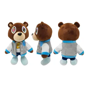 26cm Kawaii Dropout Bear Plush Toy Soft Stuffed Teddy Bear Home Room Decor Kids Fans Birthday Gift