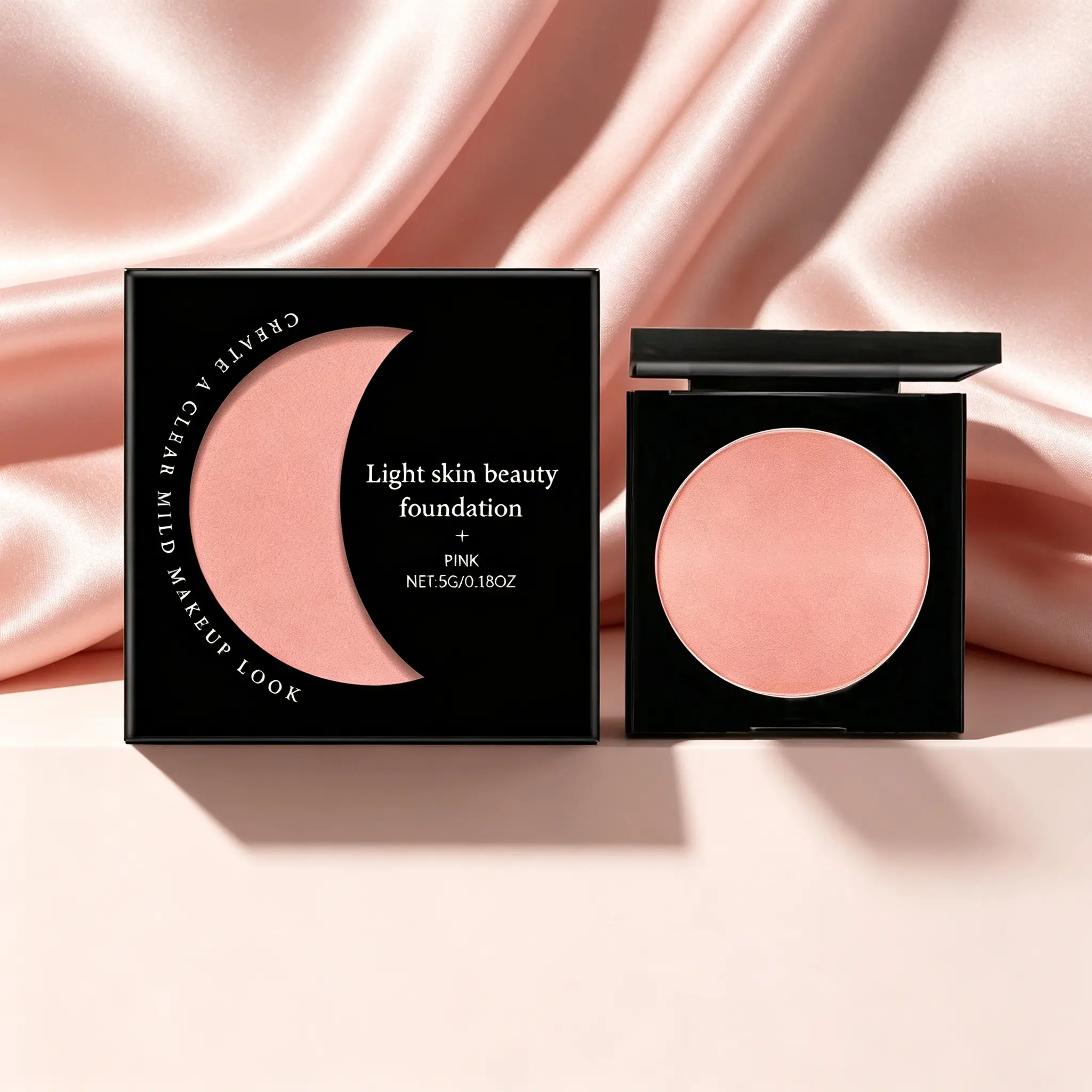 Luminous Skin Foundation - Radiant Natural Glow, Lightweight Gentle Blend, Pink Tone, Daily Coverage, 0.18oz-5g, Smooth, Silky, Makeup