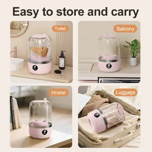 New Mini Washing Cup for Dorms & Home - Portable Wireless Fully Automatic Timer for Laundry - Washes Underwear & Socks